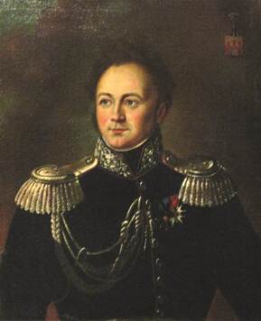 Portret mężczyzny w mundurze galowym z XIX w.