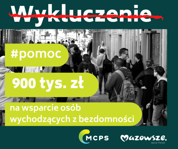 #pomoc. 900 tys. zł  a wsparcie osób wychodzących z bezdomności