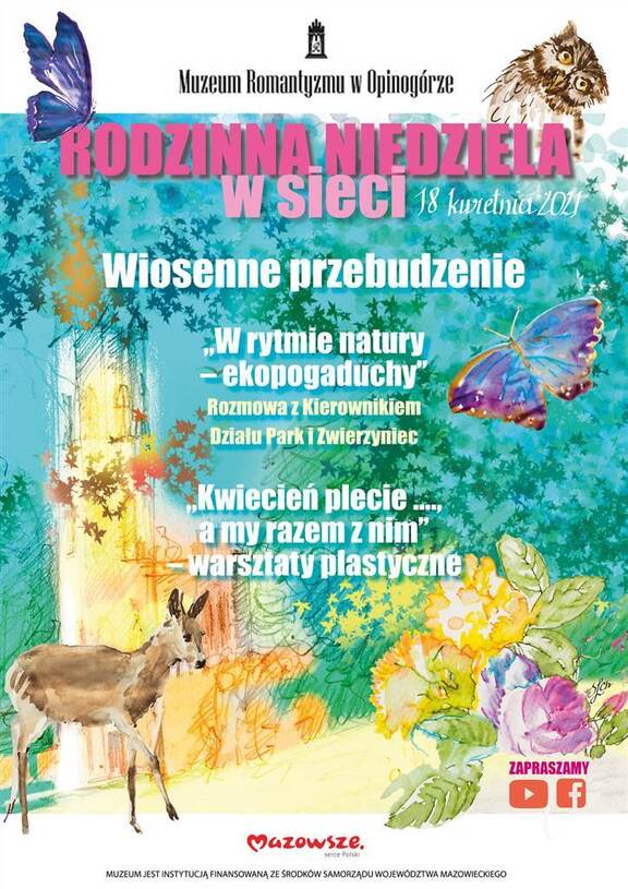 Plakat w formie graficznej zachęcający do udziału w akcji.