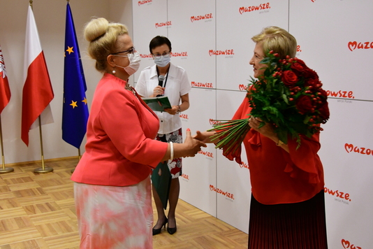 Wręczenie kwiatów