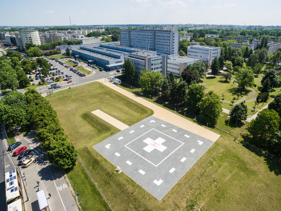 Szpital bródnowski z lotu ptaka