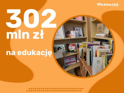 302 mln zł na edukację