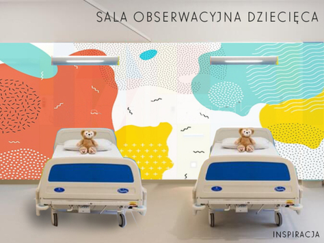 wizualizacja sali obserwacji dla dzieci