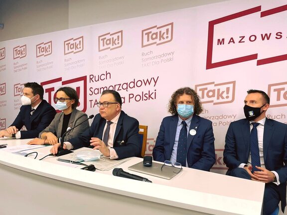 Konferencja prasowa Ruch Samorządowy TAK! Dla Polski