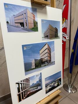 Wizualizacja projektu rozbudowy szkoły