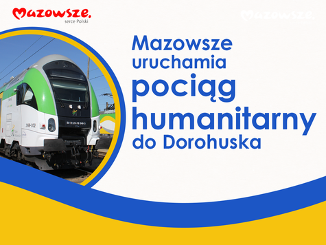 Infografika - Mazowsze uruchamia pociag humanitarny do Dorohuska