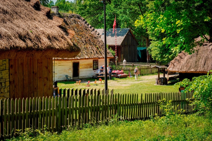 stara chałupa w skansenie