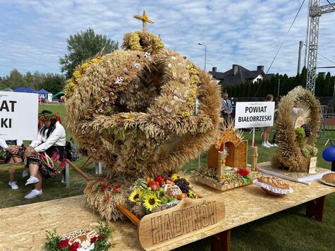 Zwycięski wieniec dożynkowy