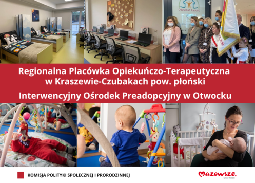 kolaż 6 zdjęć obrazujących działalność obu placówek