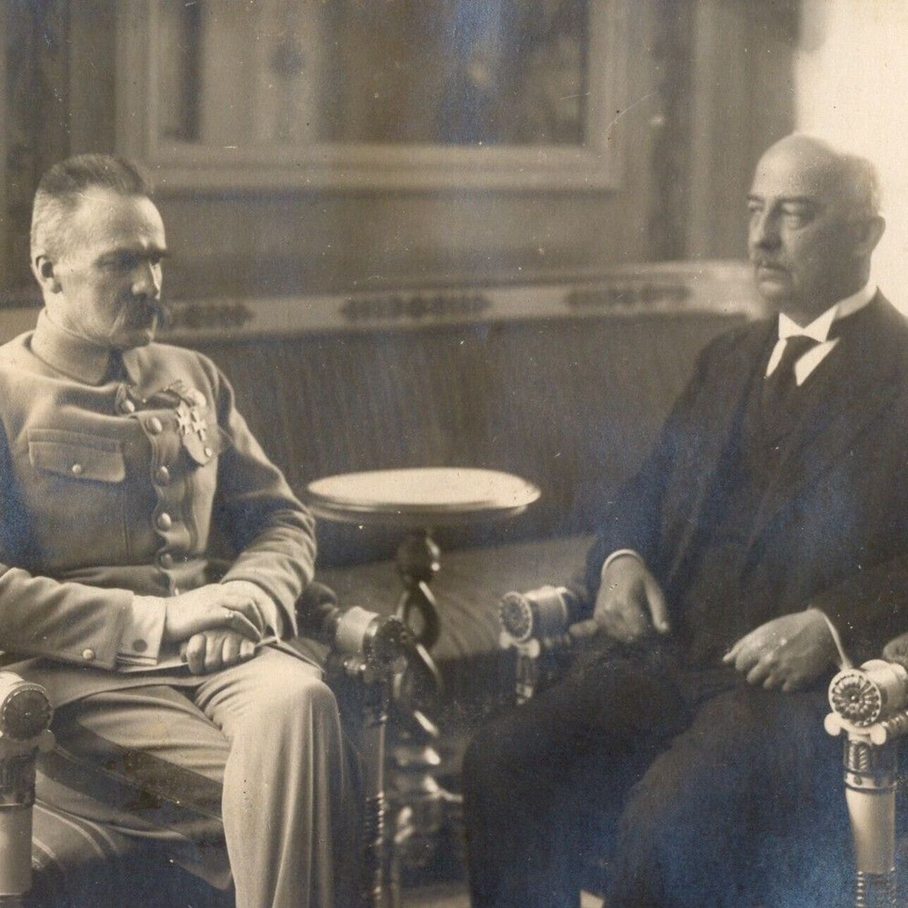 Gabriel Narutowicz i Józef Piłsudski