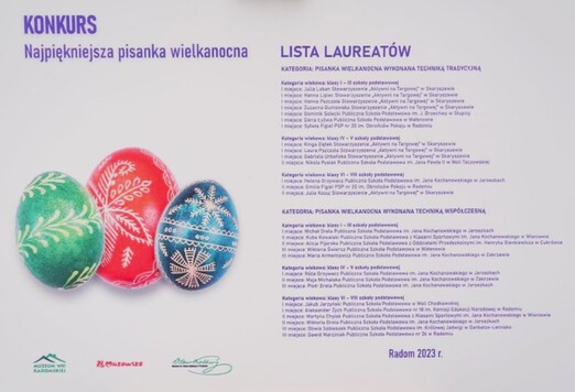 Lista laureatów konkursu