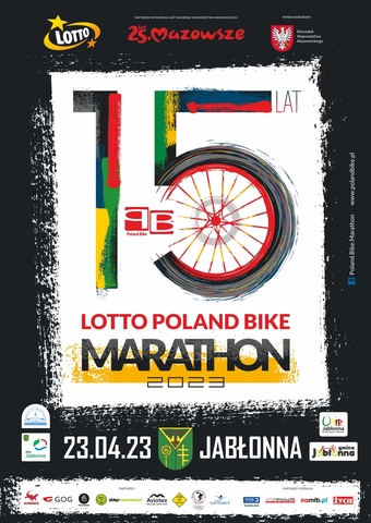 Plakat 15 LOTTO Poland Bike Marathon Jabłonna 2023