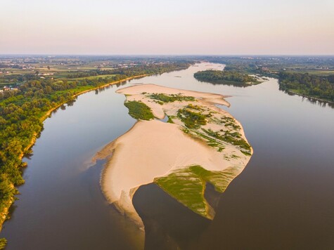 Widok na Wisłę.