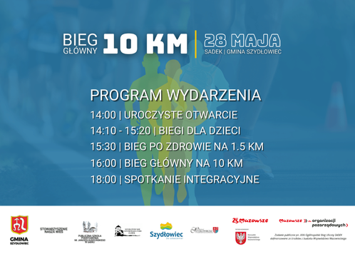 XXXI OGÓLNOPOLSKI BIEG ULICZNY SADEK 2023 - program