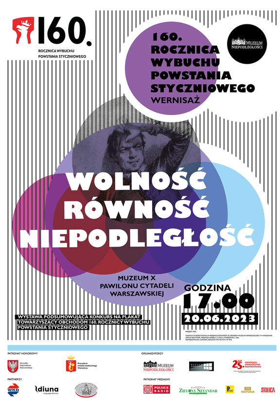 Plakat: Wolność - Równość -  Niepodległość