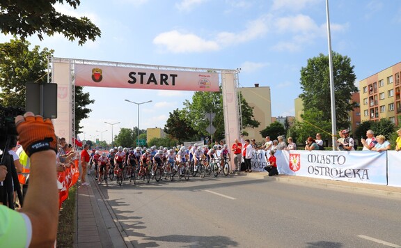 Start jednego z wyścigów, Ostrołęka 