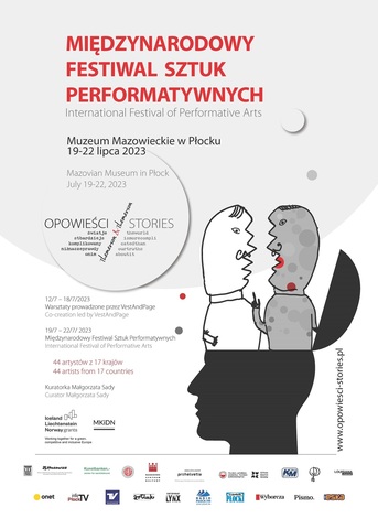 Plakat - Międzynarodowy Festiwal Sztuk Performatywnych