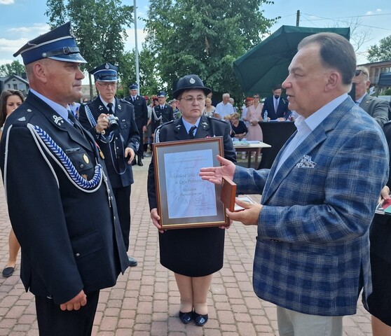 Marszałek Adam Struzik wręcza medal "Pro Masovia"