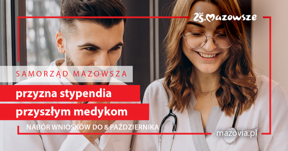 Samorząd Mazowsza przyzna stypendia przyszłym medykom