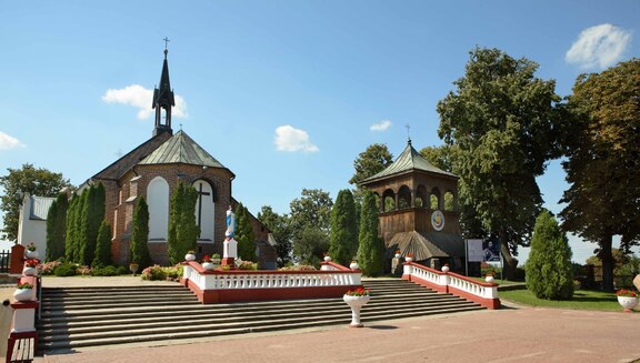 Widok na kościół św. Mikołaja w Grójcu