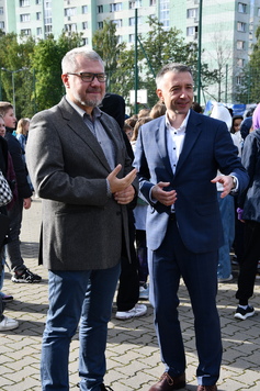  Rafał Miastowski i Ludwik Rakowski na boisku