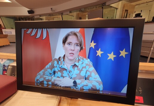 Zastępca dyrektora Kancelarii Marszałka, Aleksandra Hanzel na międzynarodowej konferencji miast i regionów w Brukseli