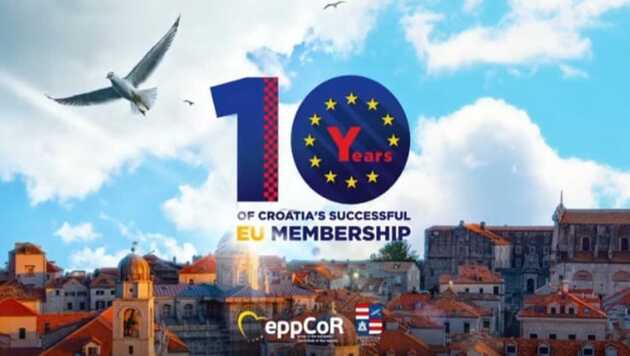 10 lat członkostwa w Unii Europejskiej, kadr z filmu promocyjnego