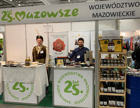 Stoisko województwa mazowieckiego z przetworami