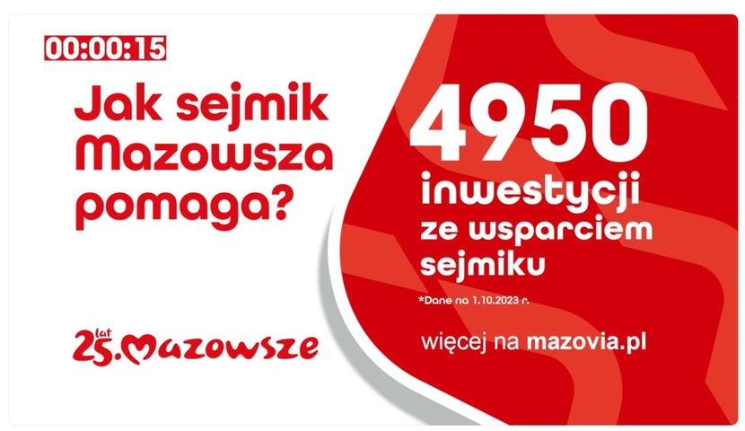 4950 inwestycji ze wsparciem sejmiku