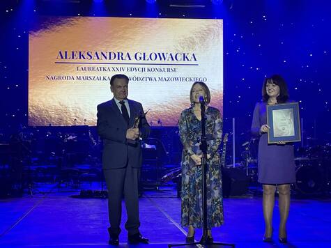 Jedną z laureatek jest Aleksandra Głowacka