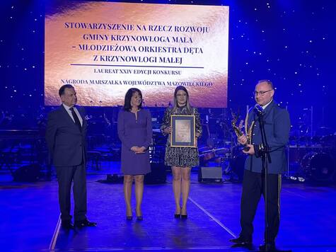 Jednym z laureatów jest Stowarzyszenie na rzecz Rozwoju Gminy Krzynowłoga Mała