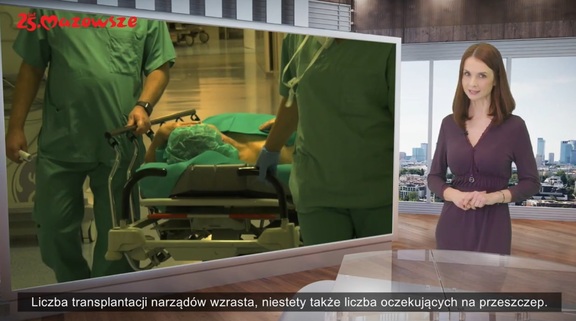 kadr z programu widać prowadzącą