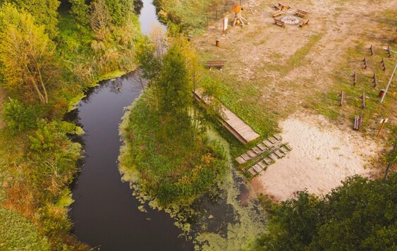 Przystań kajakowa w Łęgu Starościańskim