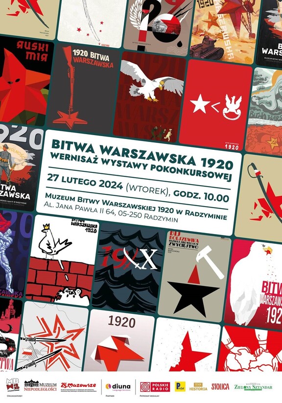 Plakat - zaproszenie na wernisaż wystawy