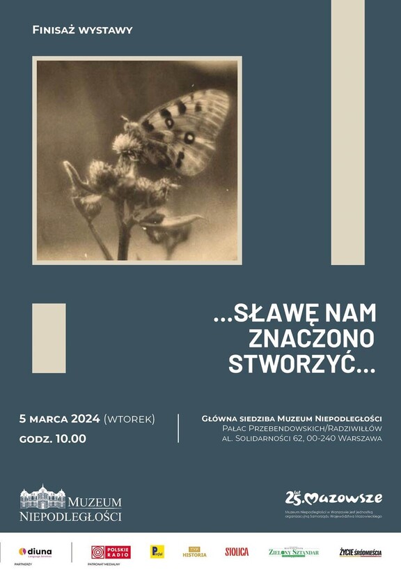 Plakat - zaproszenie na wystawę