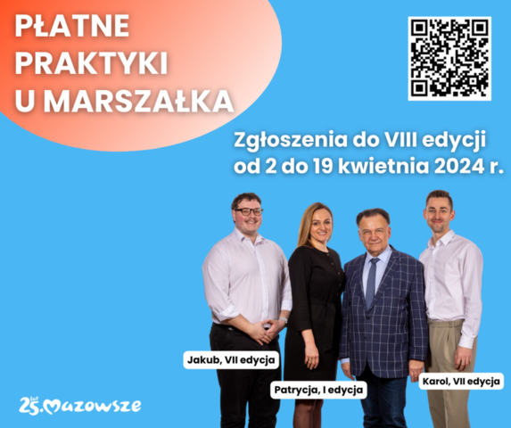 Grafika do programu "Praktyki u Marszałka"