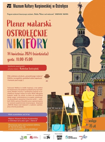 Plakat zapraszający na plener