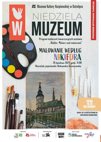 Plakat: Malowanie według Nikifora