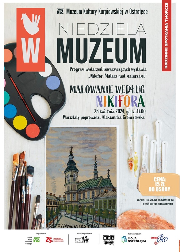 Plakat: Malowanie według Nikifora