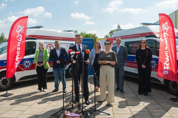 konferencja w plenerze na temat wniosków do BOM w regionie radomskim