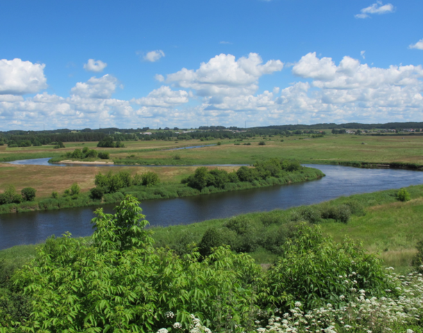 Krajobraz szlaku Pisa-Narew