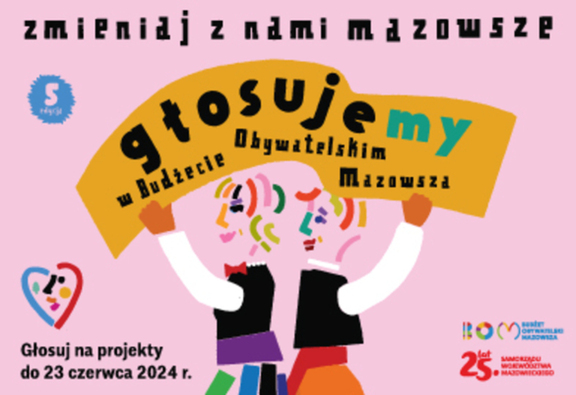 Plakat Budżetu Obywatelskiego Mazowsza