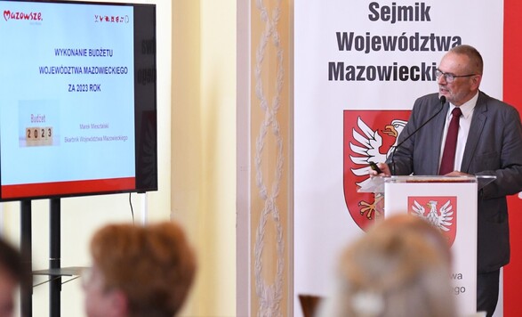 Skarbnik prezentuje wykonanie budżetu w 2023 r. 