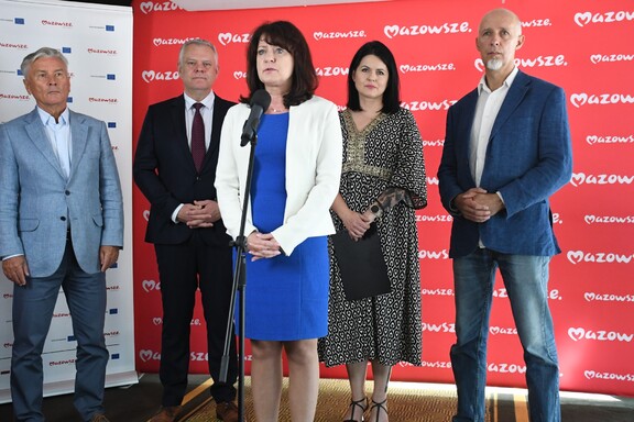 Janina Ewa Orzełowska na konferencji