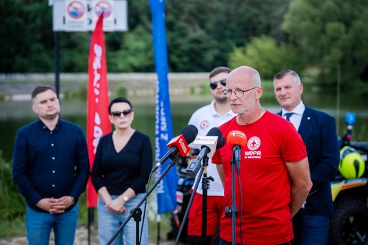 Konferencja prasowa na temat czarnych punktów wodnych w regionie radomskim