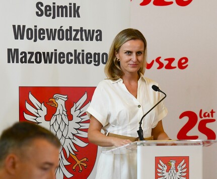 Radna przemawia.