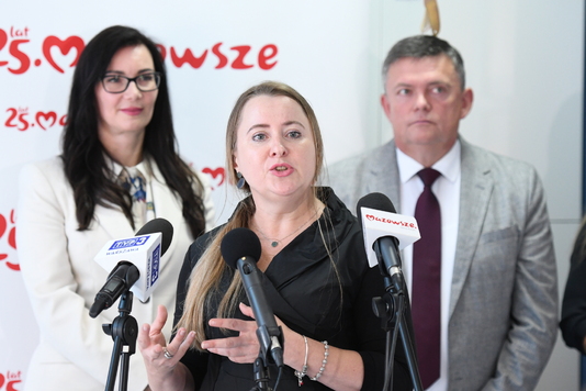 Marzena Litwinek przemawia