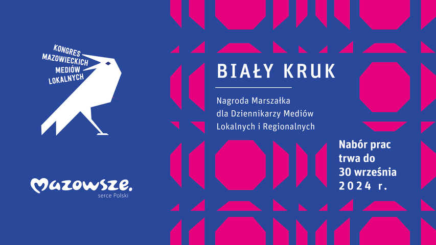 grafika promująca Konkurs Biały Kruk