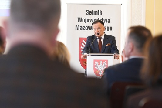 Marszałek Adam Struzik podczas V Sesji Sejmiku