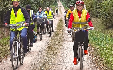 Rajdy rowerowe dla starszych
osób z Płocka zorganizował
jeden z tamtejszych seniorów,
Władysław Potempa.